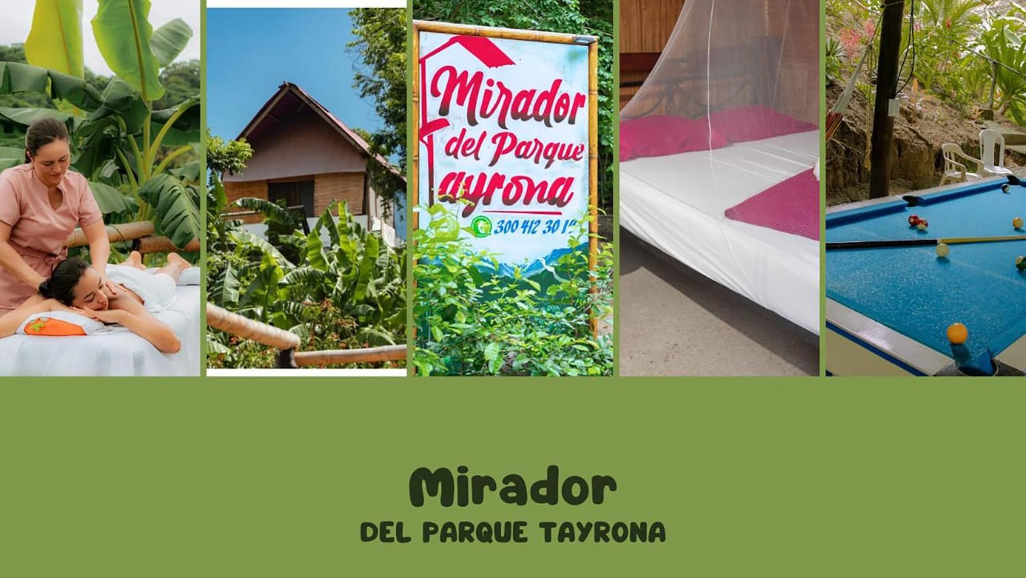 Hostal Mirador Dentro Del Parque Tayrona エル・ザイノ エクステリア 写真